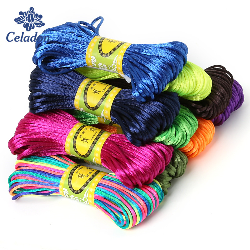 Ribbon Wired Satin - 2mm 20 metri morbido raso Rattail