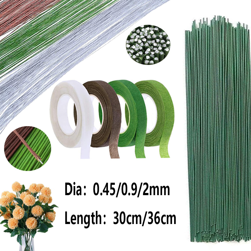 Wire Stem Florist - Steli di filo floreale verde chiaro