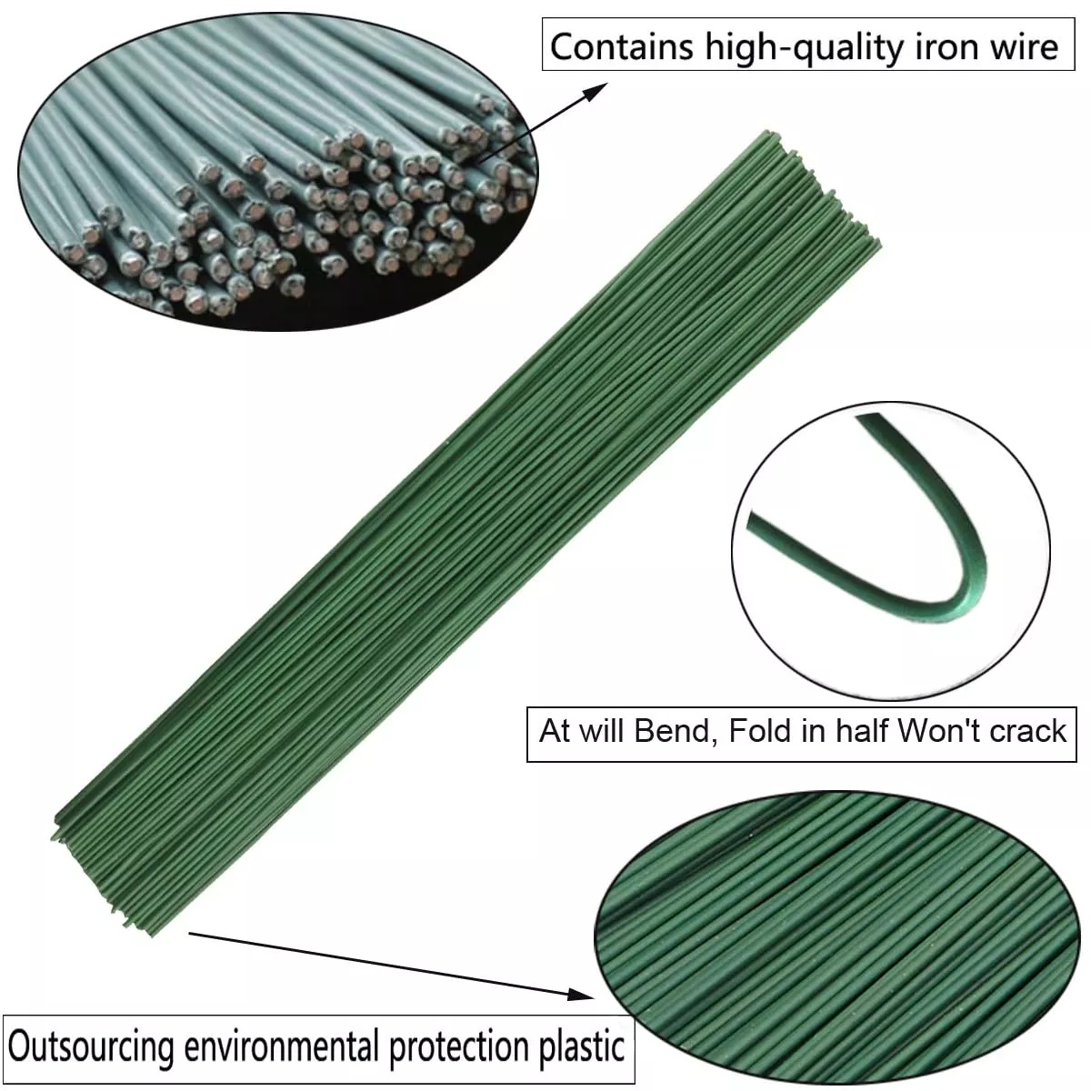 50 pezzi di steli di filo meta - Wire Stem Florist recensione e prezzo