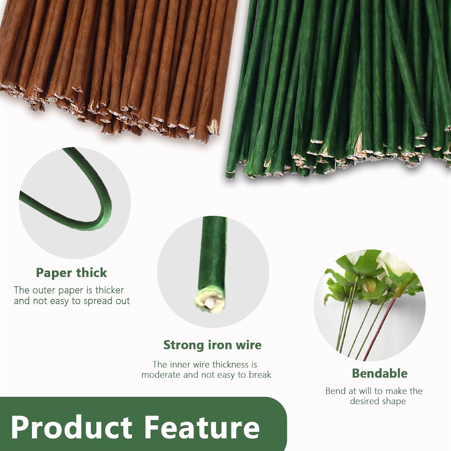 Filo floreale da 80 pezzi, ste - Wire Stem Florist recensione e prezzo