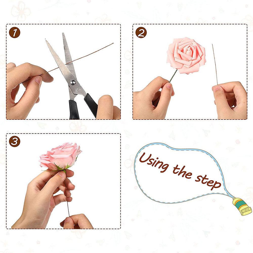 50 pz/lotto 26 #   Composizion - Wire Stem Florist recensione e prezzo