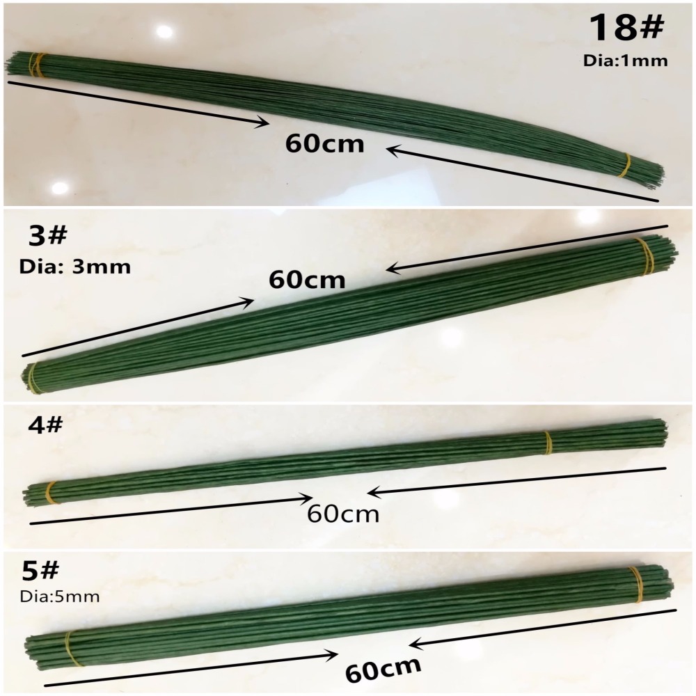 Filo Verde Scuro 1mm 2/3/4/5mm - Wire Stem Florist recensione e prezzo